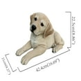 thumbnail image 5 of Lying Yellow Labrador Puppy Polyresin Garden Statue, 5 of 5
