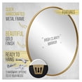 thumbnail image 4 of Circle Wall Mirror 24 Inch Round Wall Mirror for , Washrooms, Living Rooms and More (, 24"), 4 of 9
