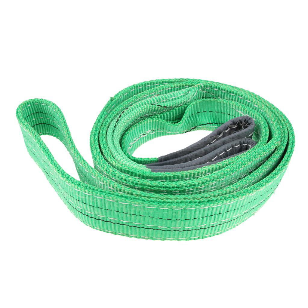 Flat Lifting Sling Towing Pulling Strap Rope Polyester 1m 1t & 3 Meter 