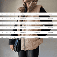 thumbnail image 3 of Women's Long Quilted Vest Hooded Length Sleeveless Puffer Vest Oversized Puffer Vest Women Puffer Vest Women Lightweight Stand Collar Sleeveless Jackets Fall Winter 2026 Button Zip Up Coat, 3 of 5
