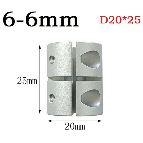 MYG Coupleur en Alliage d'Aluminium, Accouplement Rigide, Alésage, Pièce pour Imprimante 3D, Moteur Pas à Pas D20x25