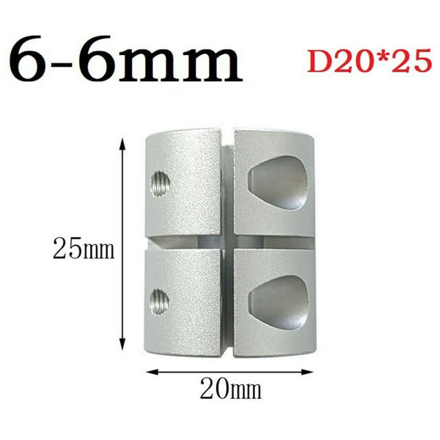 MYG Coupleur en Alliage d'Aluminium, Accouplement Rigide, Alésage, Pièce pour Imprimante 3D, Moteur Pas à Pas D20x25