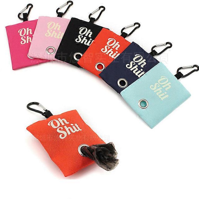 Suministros para mascotas Bolsas de basura de lona Dispensador de bolsas para excrementos Soporte portátil para bolsas de desechos de excrementos de perros Organizador para recoger excrementos de ca