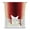Red, variant on Navy Blue Yellow Ombre Tie Up Curtains for Window, Thermal Insulated Balloon Shade Adjustable Rod Pocket Curtains Valance Panels for Kitchen Bathroom Cafe 34 x 45 Farmhouse Modern Gradient Art