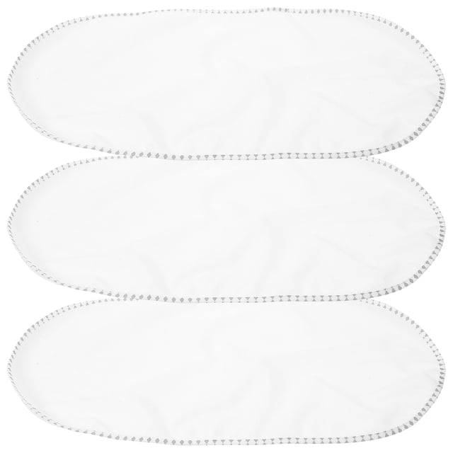 BRIGHTFUFU 3 piezas de cambiador de bebé lavable, fundas para cambiar pañales, reutilizables, suaves y debajo de las almohadillas