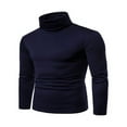 thumbnail image 4 of Pull Col Roulé Chaud Basique pour Homme, 4 of 6