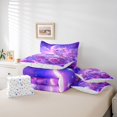 thumbnail image 6 of Manfei Salamander Pattern 7 Pieces Full Size Bedding Sets,Colorful Axolotl Full Size Bed in a Bag,Colorful Stars Reversible, 6 of 7