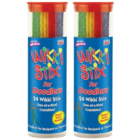 2-pack - Wikki Stix For Doodlers 24/pkg each