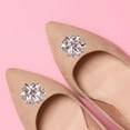 thumbnail image 3 of serony 2 Pcs Pinces à Chaussures en Strass Boucle de Bijou Cristal Robe de Mariée Diamant, 3 of 7