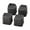 Black, variant on 4pcs Furniture Risers Bed Lifters Desk Leg Risers Heavy Duty Anti Slip for Washers Fridges Sofas Beds