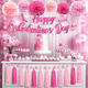 thumbnail image 1 of Un día antes del día de San Valentín, fiesta temática de carnaval, decoración, traje, bandera, papel, flor, borla, espiral, elevador, globo, 1 of 5