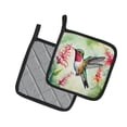 thumbnail image 2 of Carolines Treasures DAC7421PTHD 7.5 x 7.5 in. Broadtailed Hummingbird Pot Holders - Set of 2, 2 of 5