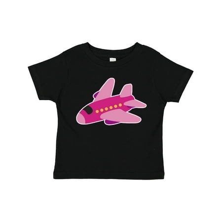 

Inktastic Girls Pink Airplane Pilot Gift Toddler Toddler Girl T-Shirt