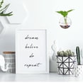 thumbnail image 4 of Unique Bargains 2 Pack Oblate Wall Hanging Terrarium Planters 5x5inch, Transparent, 4 of 7