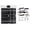White, variant on Monocrystalline Silicon Cell Phone Solar Charging Panel Mobile Solar