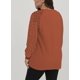 thumbnail image 2 of Top Eytino para mujer, talla grande, raglán, manga larga, encaje, naranja, 1X, 2 of 5
