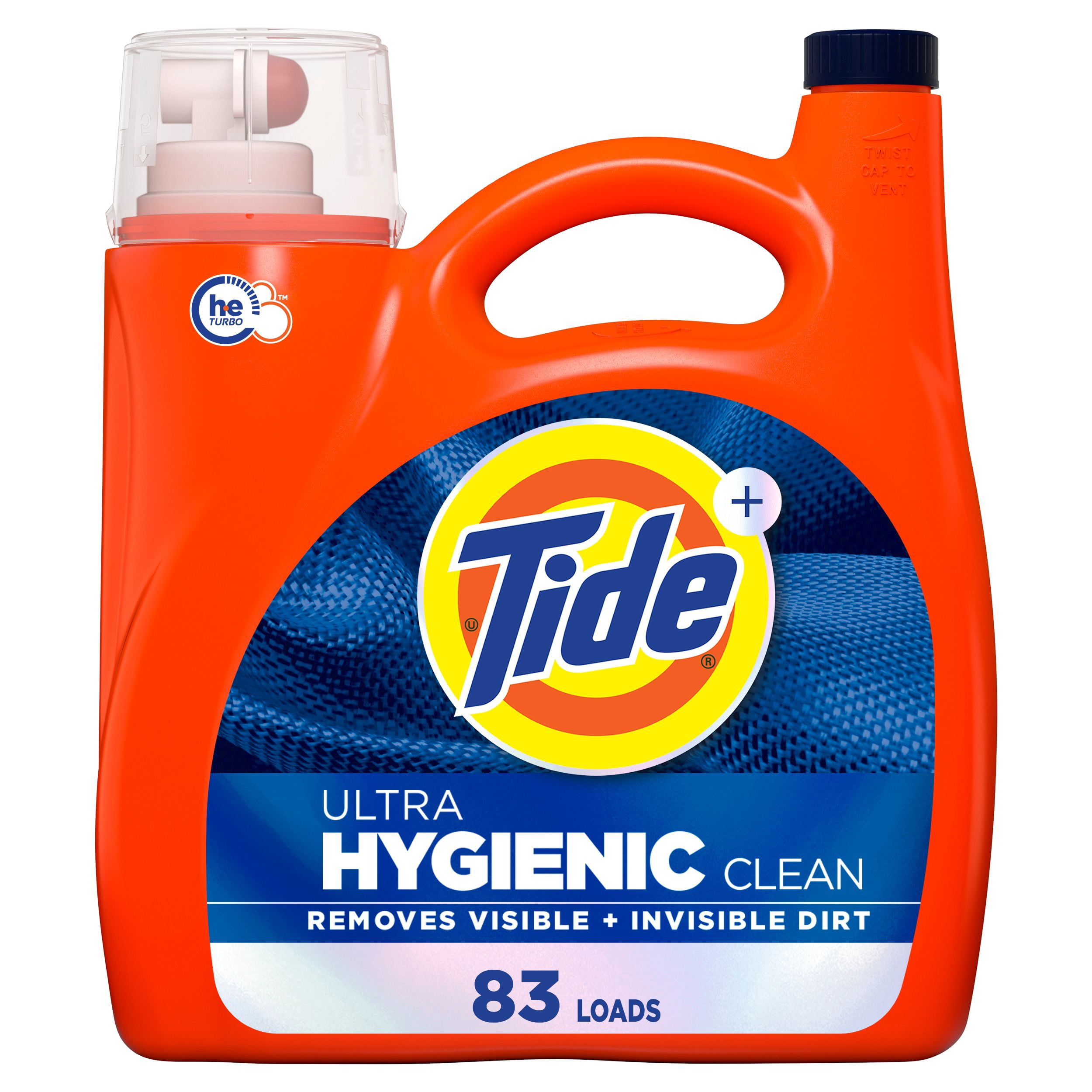 Tide Ultra Hygienic Clean Liquid Laundry Detergent, Original Scent, 83 Loads, Removes visible and invisible dirt, Laundry Detergent Liquid