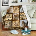thumbnail image 3 of Cat Lover - Personalized Blanket, 3 of 6