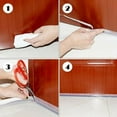 thumbnail image 4 of Bande d'Étanchéité de Porte Économe en Énergie et Résistante aux Intempéries, Protection Anti-Collision Bouchon en Silicone, Flexible et Durable, Adhésif Fort, Transparent, 10 Mètres par 35 Millimètres, 4 of 5