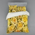 thumbnail image 2 of Ambesonne Rose Bedding Set 3 Pcs, Yellow Bridal Flourish, Twin XL, Yellow Pale Green, 2 of 3