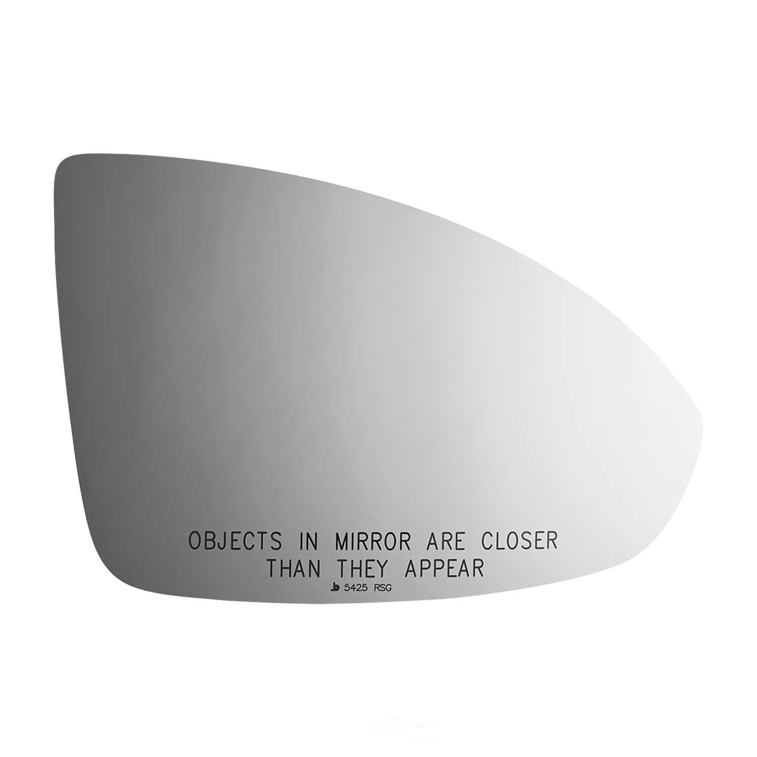 Burco Side View Mirror Replacement Glass with Motor Mount Plate - Clear Glass - 5425RSG