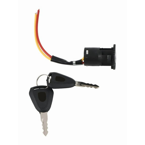 1 Set Ignition Key Ebike Switch 2 Wire Position For Electric Scooter E-Bike Lock Key Electric Scooter Ignition Switch Key
