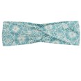 thumbnail image 1 of Floral Headband, Daisy Blooms Doodle Classic Retro Style Repeating Pattern Leaves Chamomiles, Elastic and Soft Women's Bandana for Sports and Everyday Use, Grey Red Coconut, by Ambesonne, 1 of 3