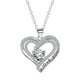 thumbnail image 2 of Fiudx Collar de Doble Corazón, Joya Colgante de Moda, Diseño de Material Duradero, Accesorio Versátil, Regalo de San Valentín, Celebración de Aniversario, Pieza Única., 2 of 5