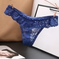 thumbnail image 2 of Gibobby Calzoncillos de encaje para mujer sexys Calzoncillos Bragas de cintura de encaje Tanga Ropa interior Calzoncillos bajos de mujer Bragas de mujer sexy(Azul,Talla única), 2 of 2