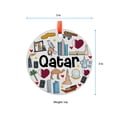 thumbnail image 5 of Qatar Christmas Ornament, Ceramic/Acrylic Ornament, Holiday Festival Ornament, Gift for Mom, Romantic Valentine Decoration, 2025 Edition, Holiday Tree Decoration, 5 of 5