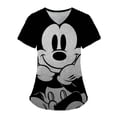 thumbnail image 4 of Mickey Mouse Disney Cuello en V Salón de belleza Médico de mascotas 2024 Uniforme de enfermera superior Top de mujer 2023 Ropa de enfermería de bolsillo Hospital, 4 of 5