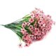thumbnail image 3 of Falso artificial, 6 piezas de flores de plástico amarillo verde arbustos de plantas de plástico para interiores al aire libre plástico colgante plantador decoración del hogar (rosa) Feliz Sencillez, 3 of 5