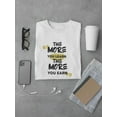 thumbnail image 3 of If You Learn You Earn T-Shirt Men -GoatDeals Designs, Male XX-Large, 3 of 4