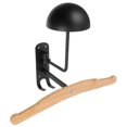 thumbnail image 1 of KAKOWELY coat hanger rack Motorcycle Helmets Racks Wall Mount Hanging Helmets Holder With Hooks Motorcycle Gear Rack For Racing And Sport Equipment16.54"X13.78"X8.66", 1 of 4