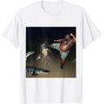 thumbnail image 1 of Man Kick Alligator in Swamp - Camiseta de meme divertida y específica, 1 of 2