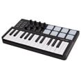 thumbnail image 1 of Controlador MIDI Worlde Panda Mini Portátil Mini 25 Teclas Teclado USB y Drum Pad Controlador MIDI WORLDE Controlador MIDI, 1 of 7
