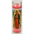 thumbnail image 4 of (2 pack) Prayer Candle V Guadalupe Pink Wax, 8 Inch, 4 of 7