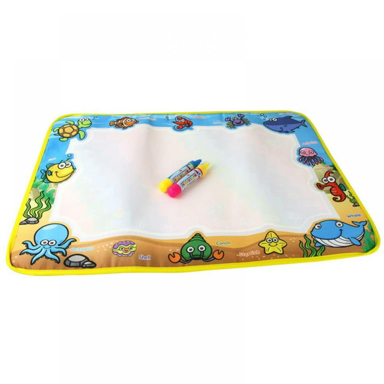 Water Drawing Mat Aqua Magic Doodle Mat Extra Large Water Drawing Doodling  Mat Coloring Mat Educational Toys Gifts for Kids Toddlers Boys Girls Age 3  4 5 6 7 8 Year Old 