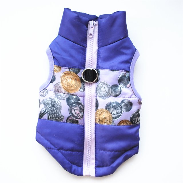JFBUJC Dog Apparel Jacket Cotton Cold Weather Winter Fall Warm Doggy Coat Apparel Costumes