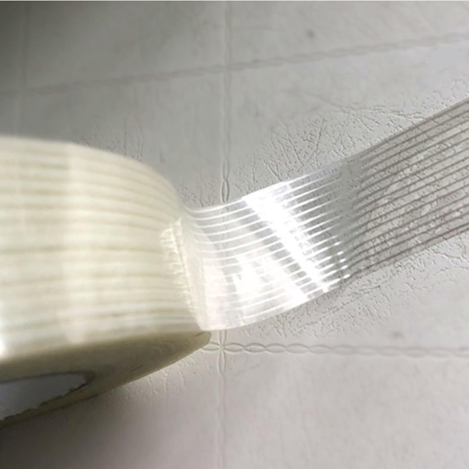Fiberglass Reinforced Filament Strapping Tape: 4 Pack Heavy Duty Commodity Grade Fiber Reinforced Packing Tape, 4.3 Mil Thickness 125 lb Break 1/2 Inch x 60 yds