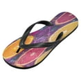 thumbnail image 2 of YAZAOOSummer Flip Flops Creatively Citrus Slices and Berries Submerged Simple Beach Sandals, 2 of 8