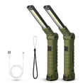 thumbnail image 1 of Suranew Linterna LED de Trabajo 2-Pack, Recargable por USB, 1 of 8