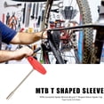 thumbnail image 1 of Llave de radios oculta Bsvklp para bicicleta MTB Mountain Road Bike T manga en forma de acero tapa de radios integrada 3,2/4,7/5,5mm, 1 of 9