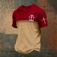 thumbnail image 3 of White T Shirts for Men Cotton Soft Breathable Round Neck Streetwear Tee Tops Cool Basic Tees Undershirts for Men, 3 of 4