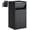 Black, variant on Esheno 50 Gallon Kitchen Trash Cabinet Commercial Grade Wood Conceals Large Can Odor Control Waterproof Easy Clean Adjustable Hinges White