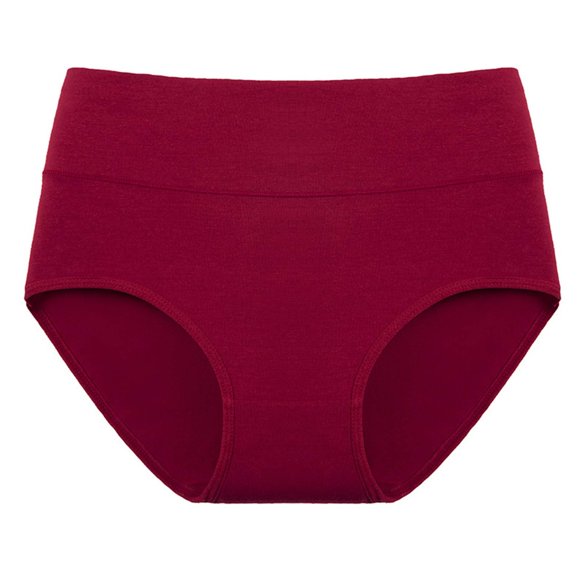 Womens Panties - High Waisted Leak Proof Panties Underwear for Women Leak Proof Overnight Panties Briefs, Panties for Women,Color: RD1 Size: XXL