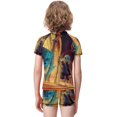 thumbnail image 3 of Undertale Boys 2-Piece Swimsuit Set, Short Sleeve Rash Guard & Swim Trunks, 3 of 7
