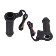thumbnail image 5 of 2 piezas de empuñaduras eléctricas calefactables de 12 V, temperatura ajustable, calentador de manos de invierno para manillar de 7/8 pulgadas, color negro, 5 of 5