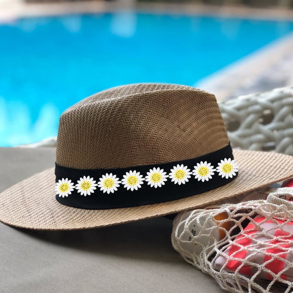 EXHUMKY Embroidery Lace Trim Assorted Colors for Sewing Crafts, Decor, Apparel, and Home Projects, 1 Piece