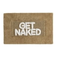 thumbnail image 2 of Jean Pierre "Get Naked" 21"x34" Cotton Bath Rug, Linen, 2 of 8